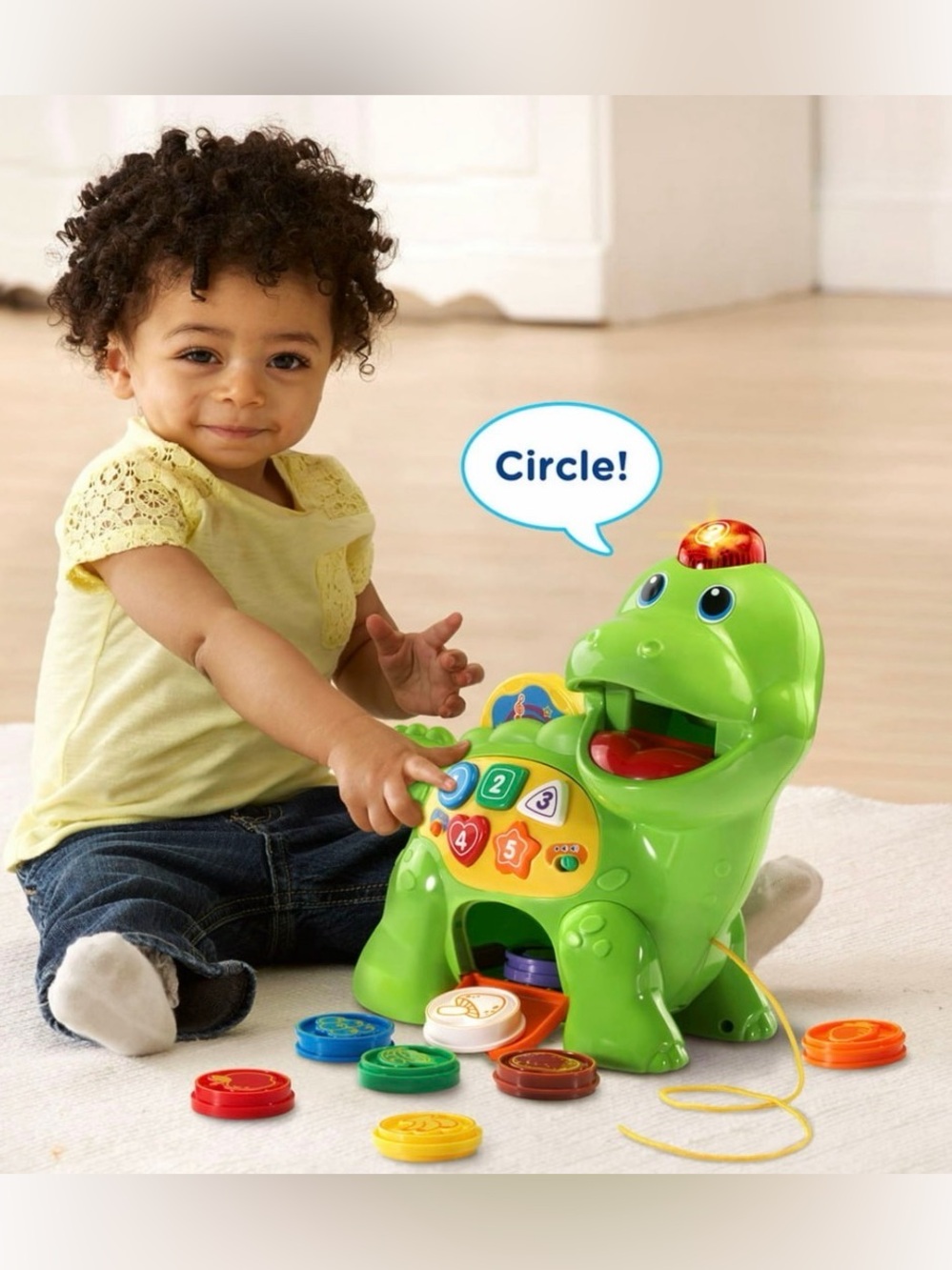 Vtech Chomp & Count Dino Toy - Green - Picture 9 of 11